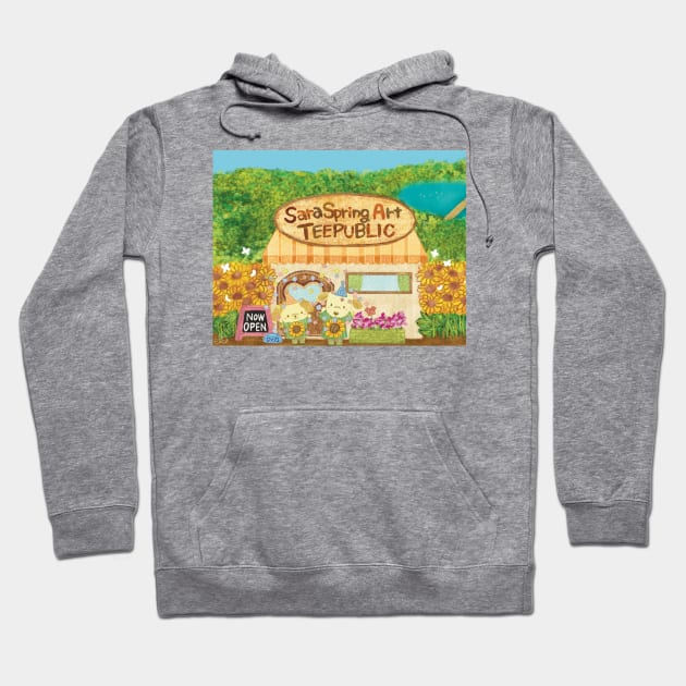 Sara Spring Art TEEPUBLIC Store Hoodie by Sara Spring